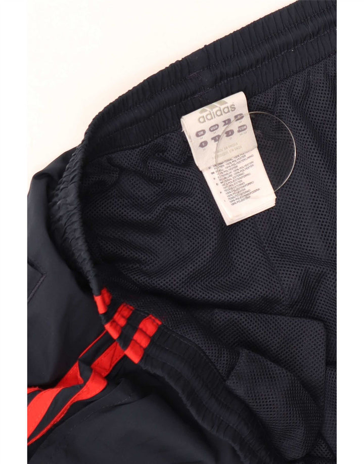 Adidas Mens Tracksuit Trousers Medium Navy Blue Polyester