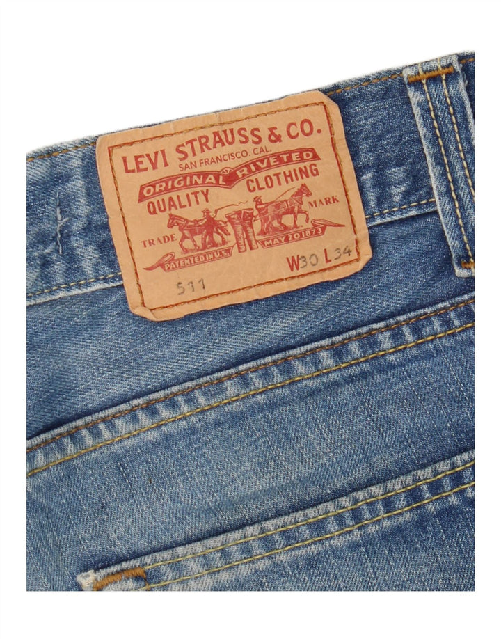 Levi's Womens 511 Slim Jeans W30 L28 Blue