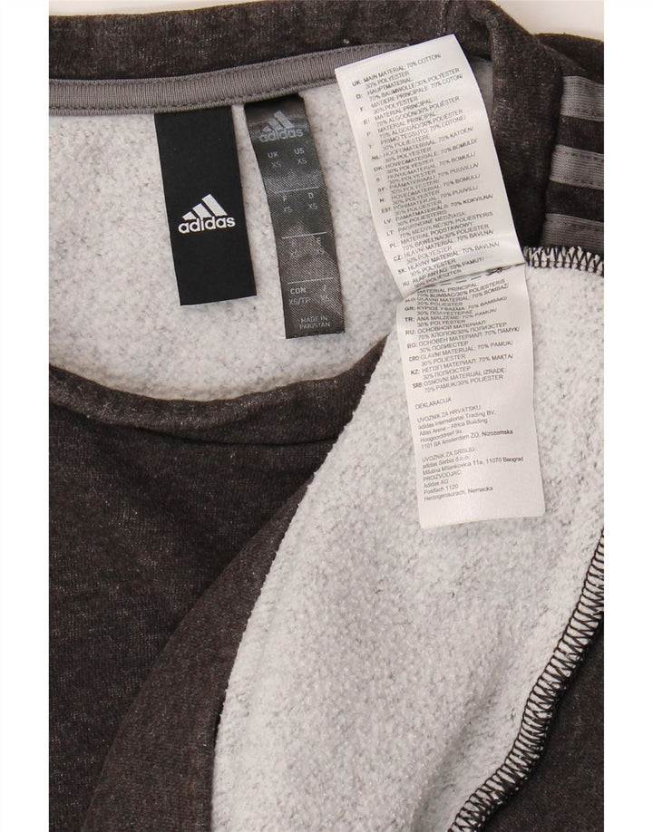 ADIDAS Mens Sweatshirt Jumper XS Grey Cotton Vintage Adidas and Second-Hand Adidas from Messina Hembry 