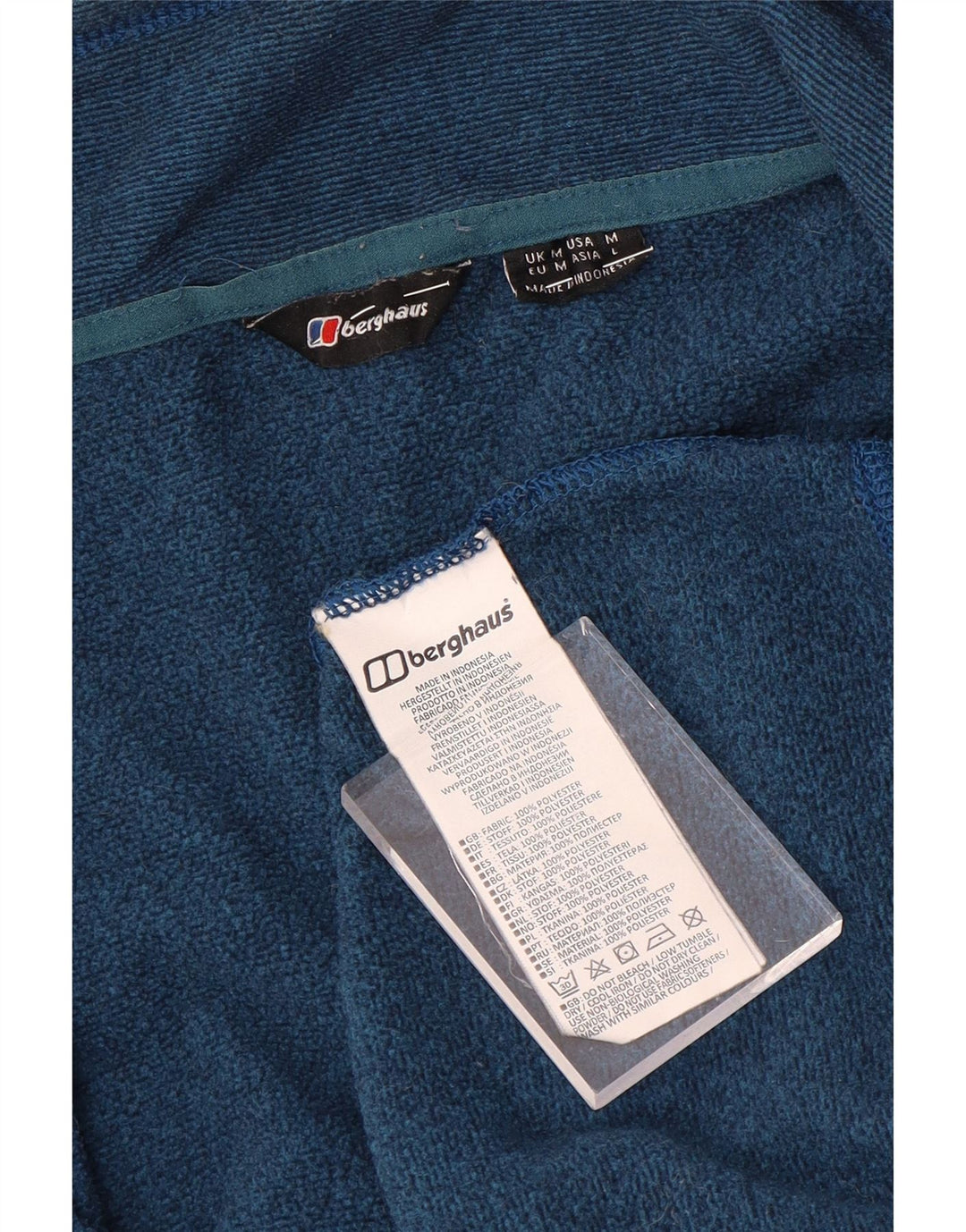Berghaus Mens Tracksuit Top Jacket Medium Blue Polyester