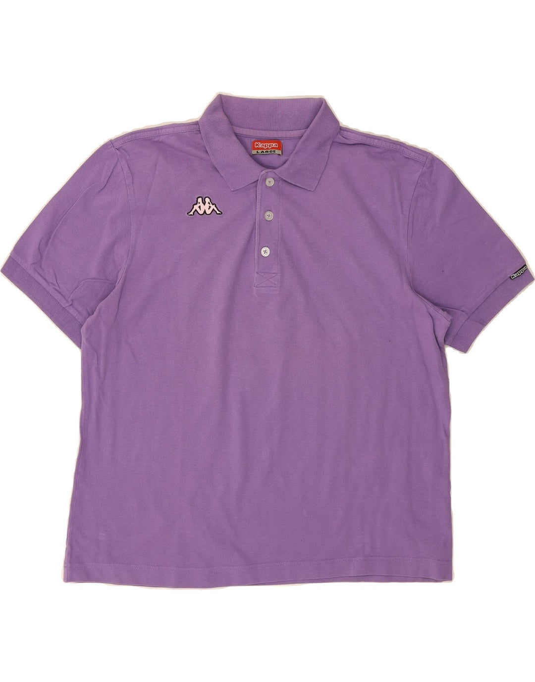KAPPA Mens Polo Shirt Large Purple Vintage Kappa and Second-Hand Kappa from Messina Hembry 