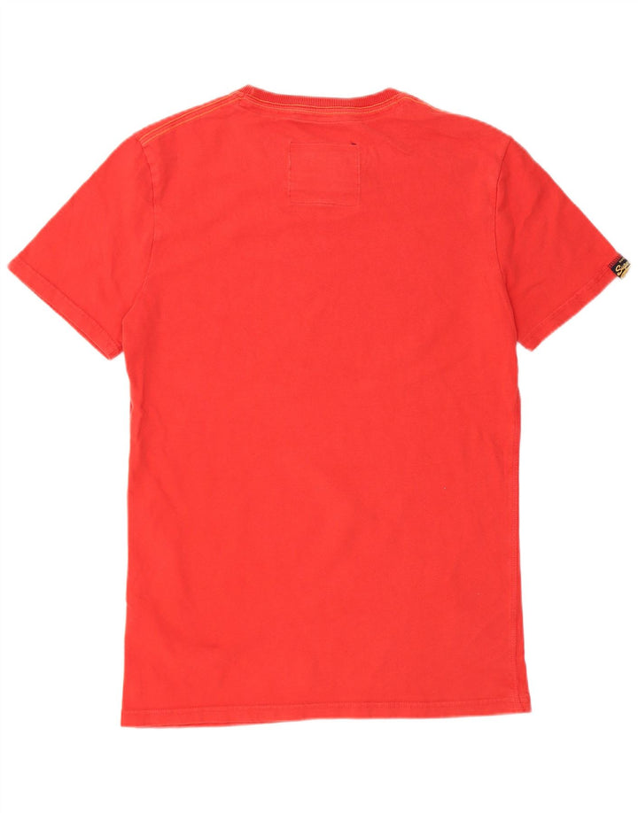 Superdry Mens Graphic T-Shirt Top Small Red Cotton