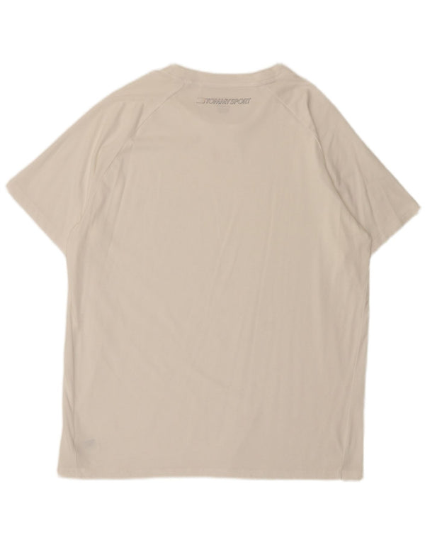 Tommy Hilfiger Mens T-Shirt Top XL White Cotton