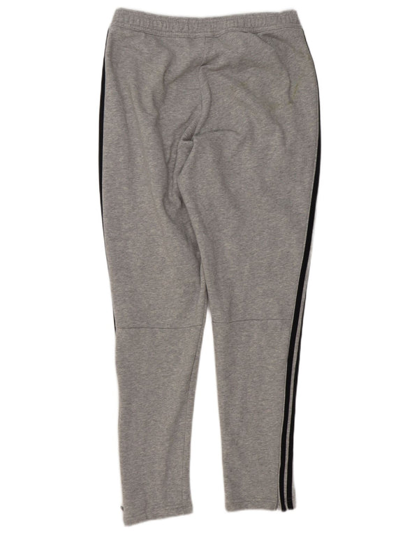 Adidas Mens Tracksuit Trousers Medium Grey Cotton
