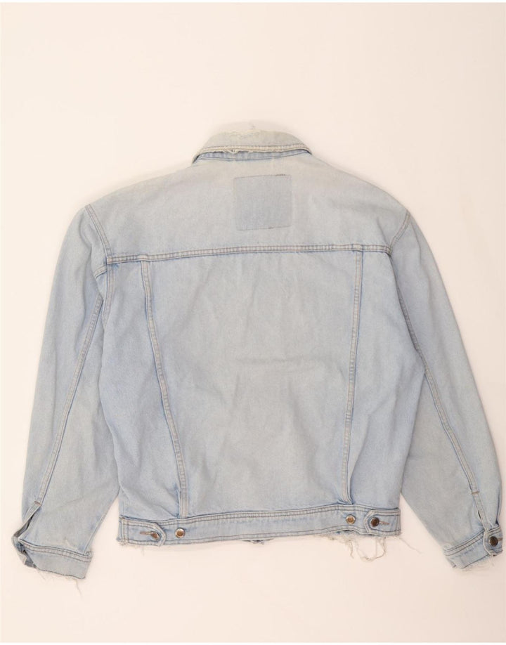 PIONEER Mens Loose Fit Denim Jacket UK 38 Medium Blue Vintage Pioneer and Second-Hand Pioneer from Messina Hembry 
