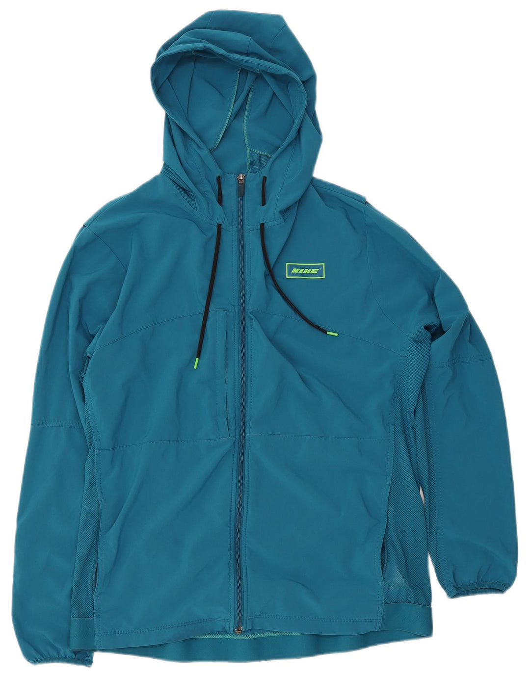 NIKE Mens Dri Fit Graphic Standard Fit Tracksuit Top Jacket Medium Blue