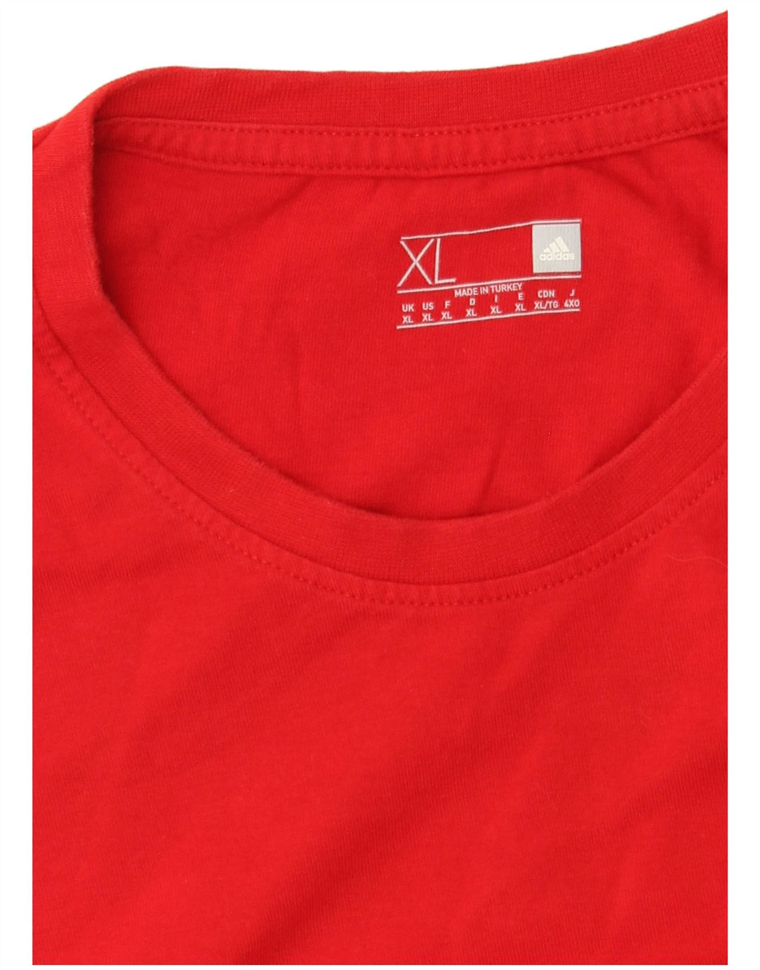 Adidas Mens Salah Graphic T-Shirt Top XL Red