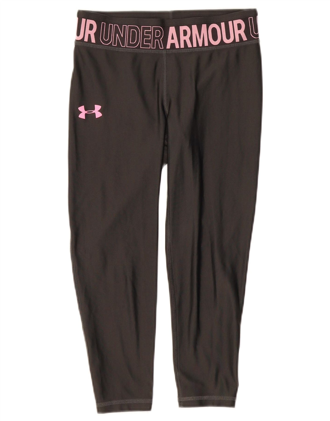 UNDER ARMOUR Womens Graphic Leggings UK 8 Small  Grey