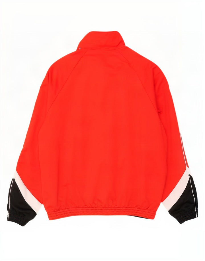 Errea Mens Tracksuit Top Jacket 2XL Red Colourblock