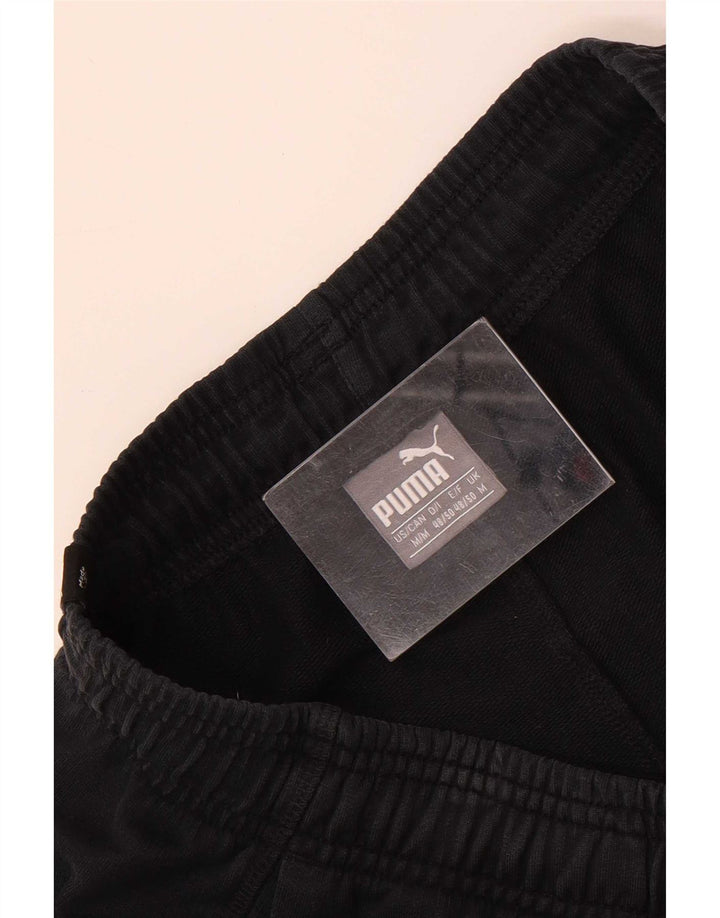 Puma Mens Graphic Regular Sport Shorts Medium Black Sports
