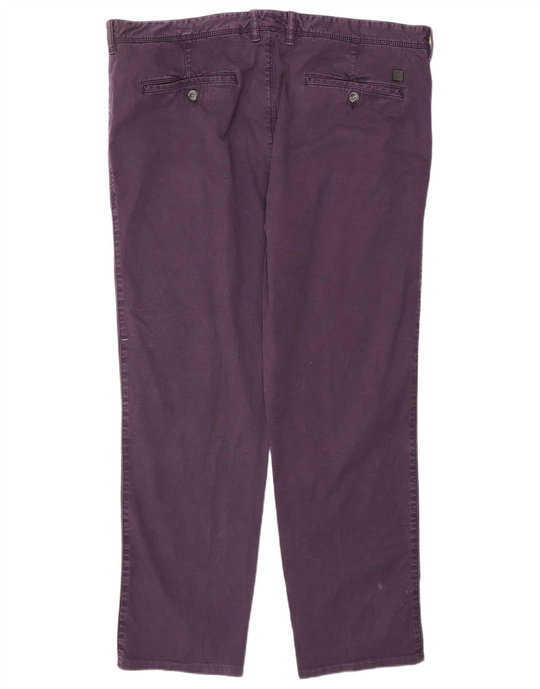 HUGO BOSS Mens Regular Fit Straight Chino Trousers W38 L30 Purple