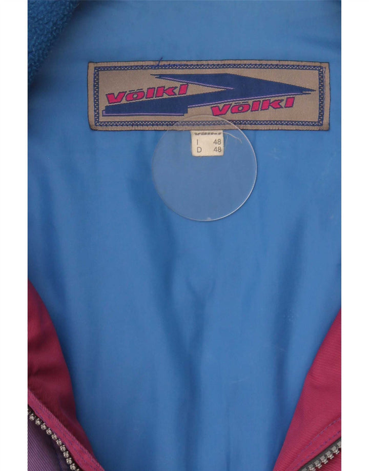 Volkl Mens Ski Jacket EU 48 Medium Blue Colourblock Polyamide