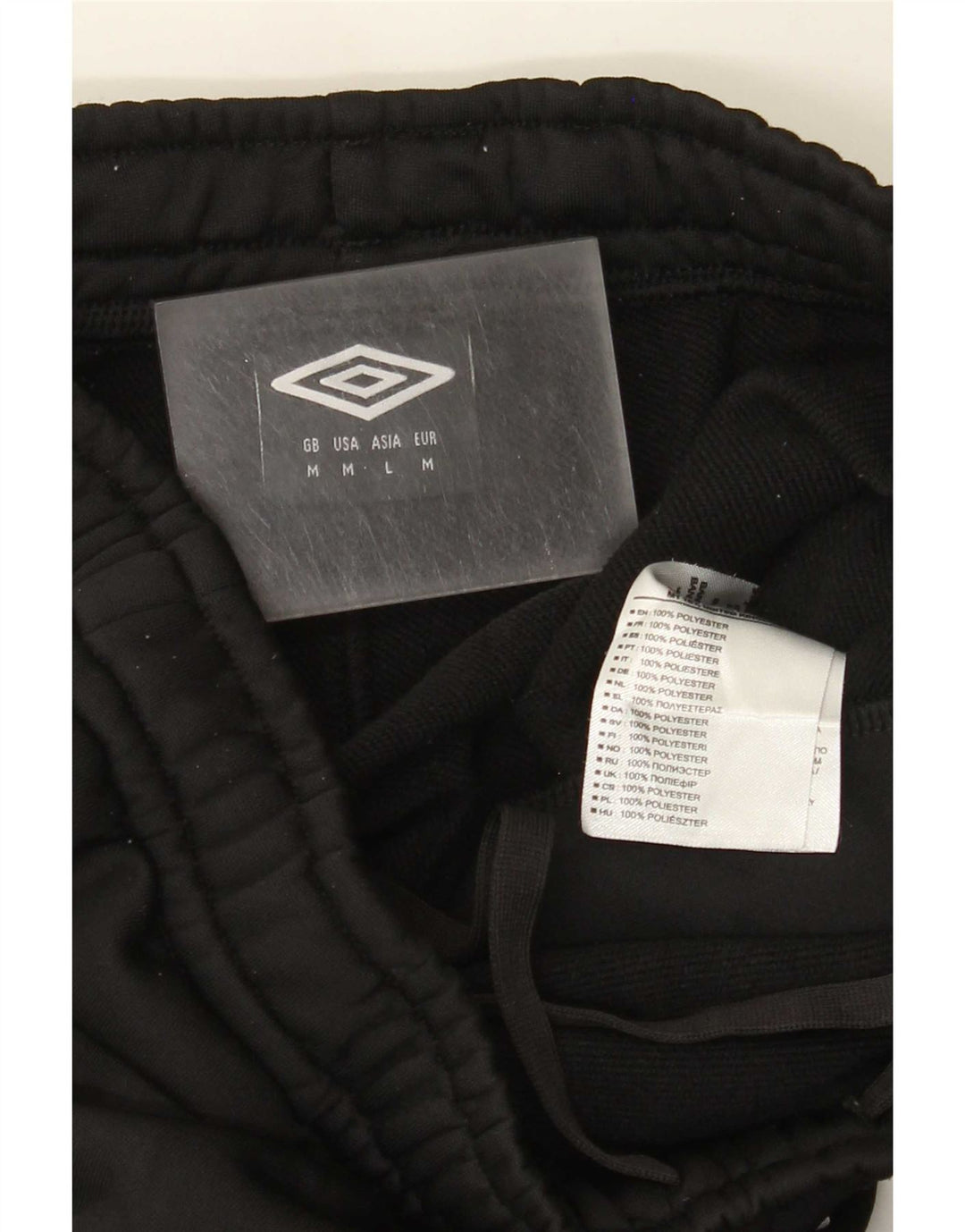 Umbro Mens Tracksuit Trousers Medium Black