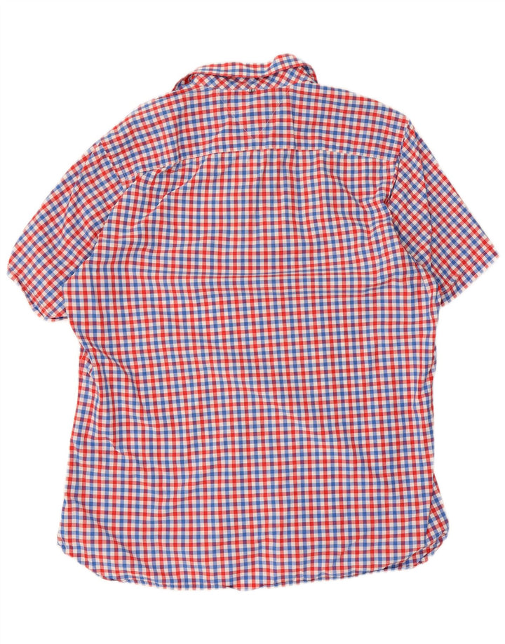 TOMMY HILFIGER Mens Custom Fit Shirt Large Multicoloured Gingham
