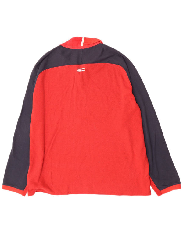 Canterbury Mens Rugby England Graphic Rugby Polo Shirt 4XL Red Colourblock