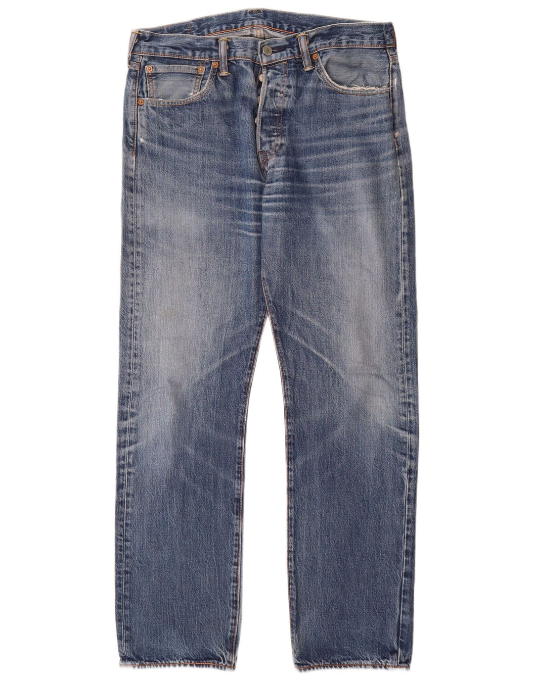 Levi's Mens 501 Straight Jeans W33 L32 Blue