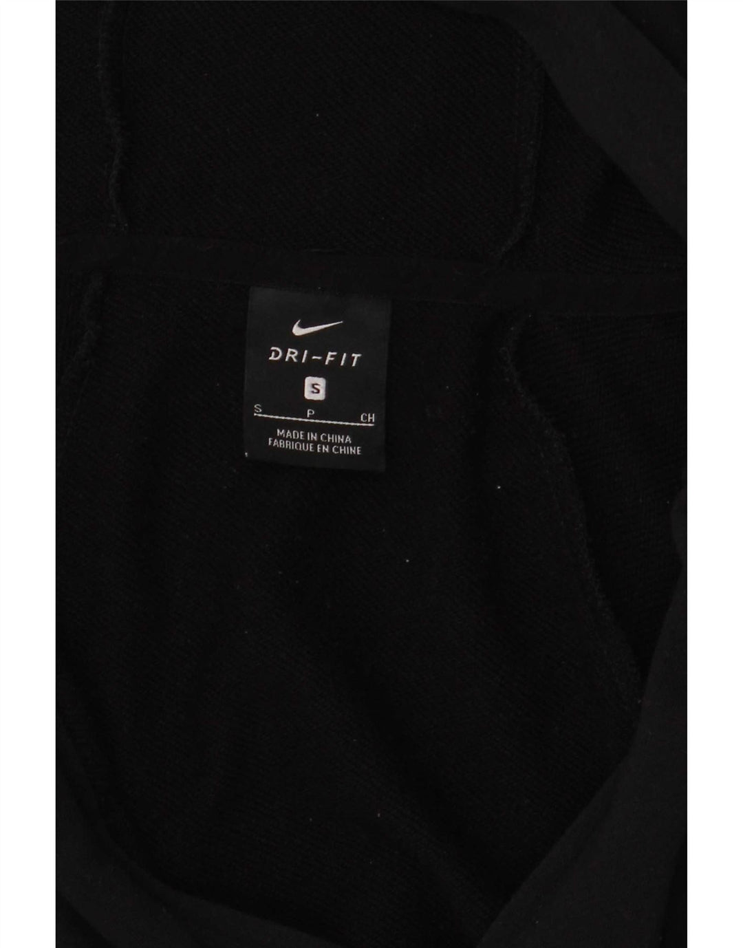 Nike Mens Dri Fit Zip Hoodie Sweater Small Black