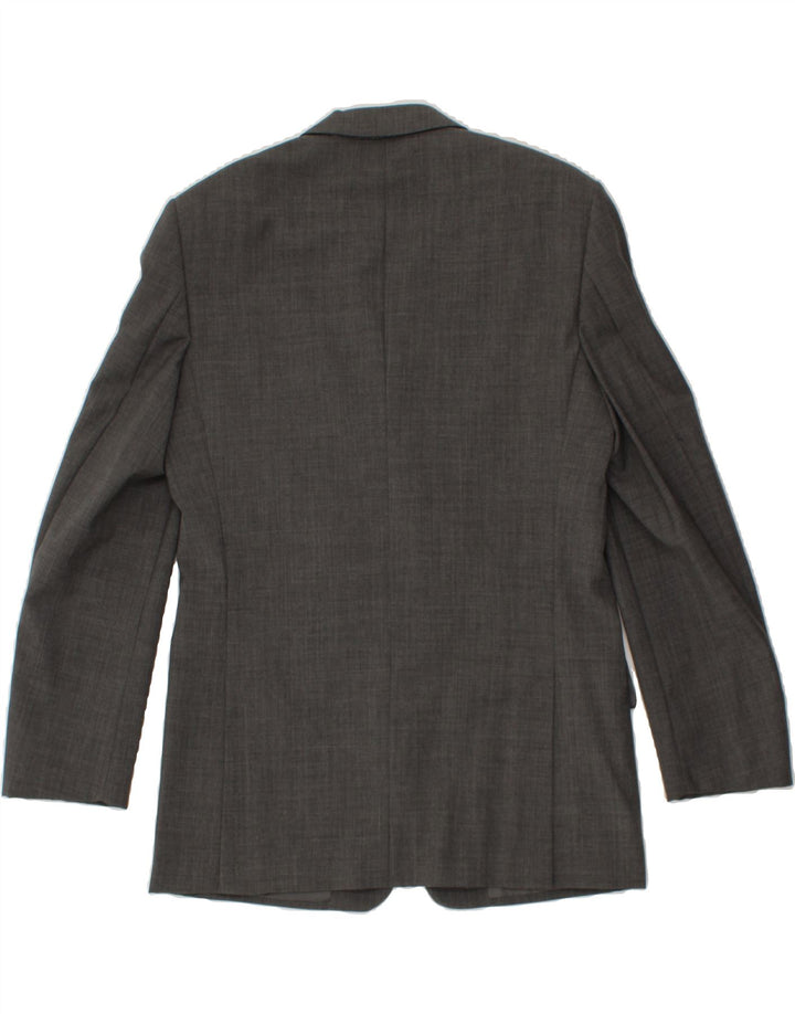 VALENTINO Mens 3 Button 2 Piece Set IT 48 Medium W38 L32 Grey Virgin Wool