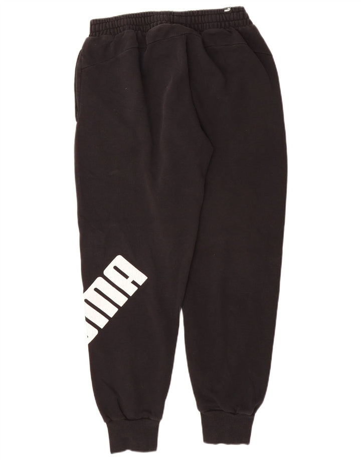 PUMA Mens Graphic Tracksuit Trousers Joggers Medium  Black