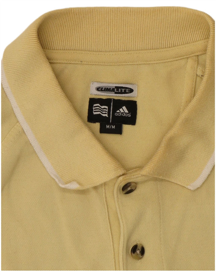Adidas Mens Climalite Polo Shirt Medium Yellow