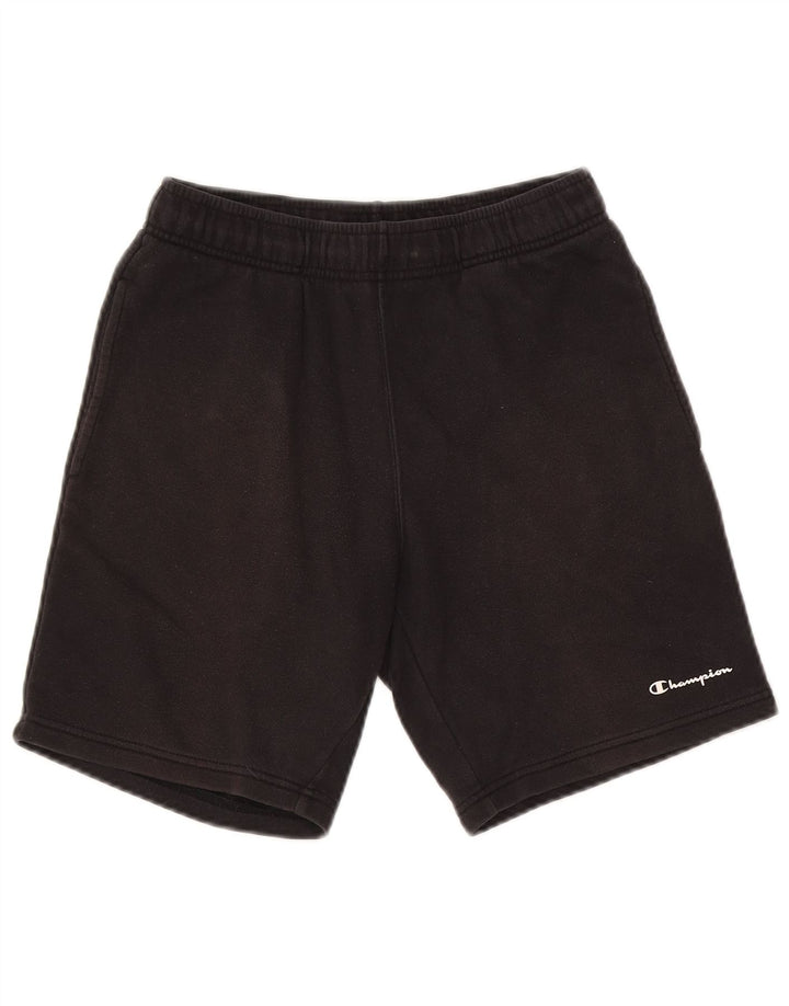 Champion Mens Sport Shorts Small  Black Cotton