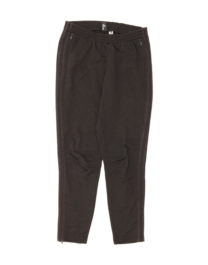 ADIDAS Womens Tracksuit Trousers UK 8/10 Small Black Polyester Vintage Adidas and Second-Hand Adidas from Messina Hembry 
