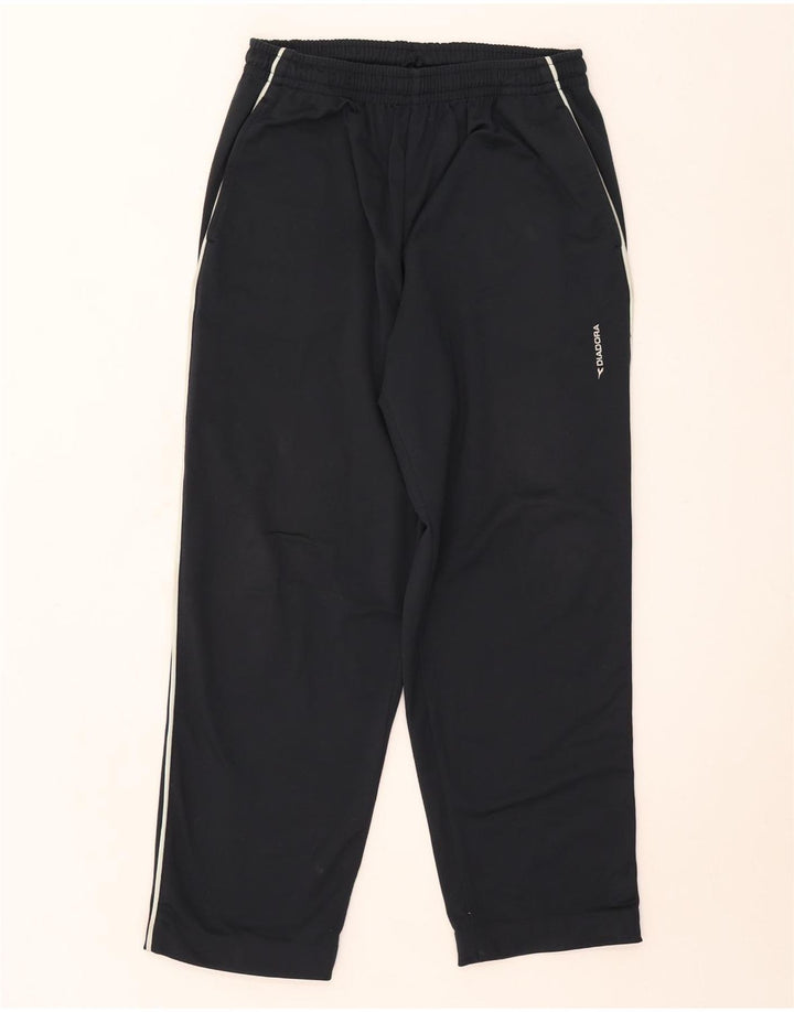 Diadora Mens Tracksuit Trousers IT 50 Medium Navy Blue Polyester