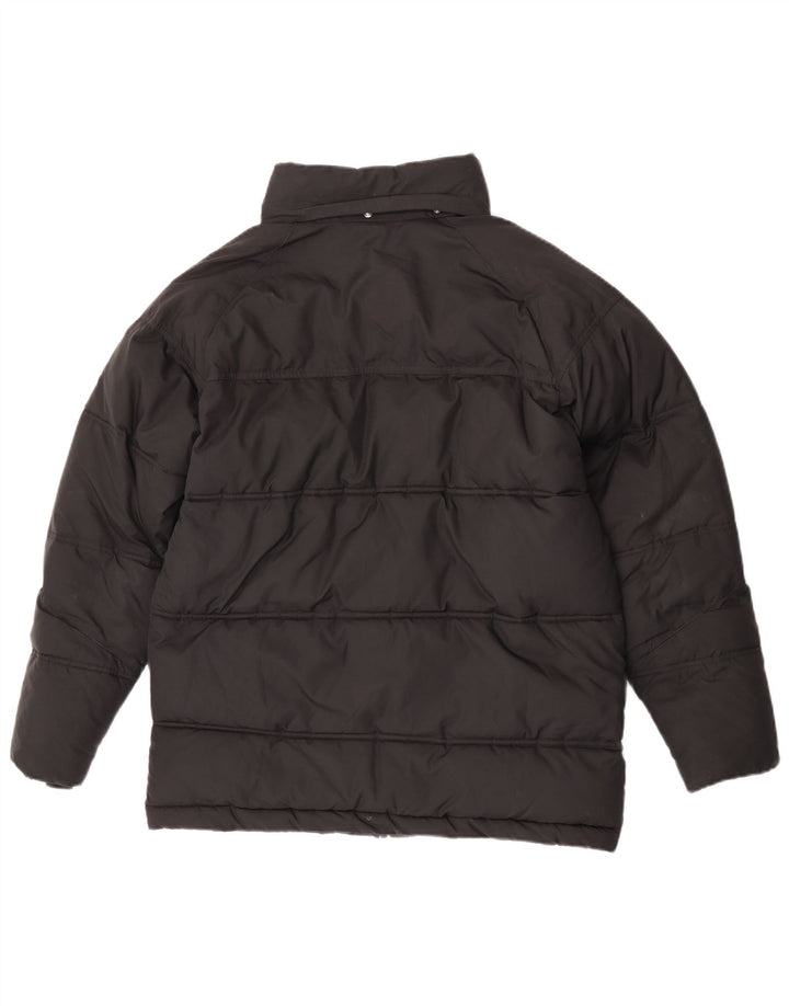 Nike Boys Hooded Padded Jacket 13-14 Years XL Black Polyester