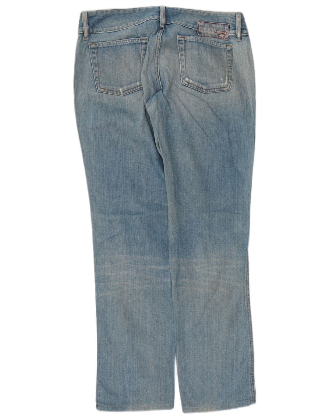 DIESEL Womens Straight Jeans W31 L31  Blue Cotton