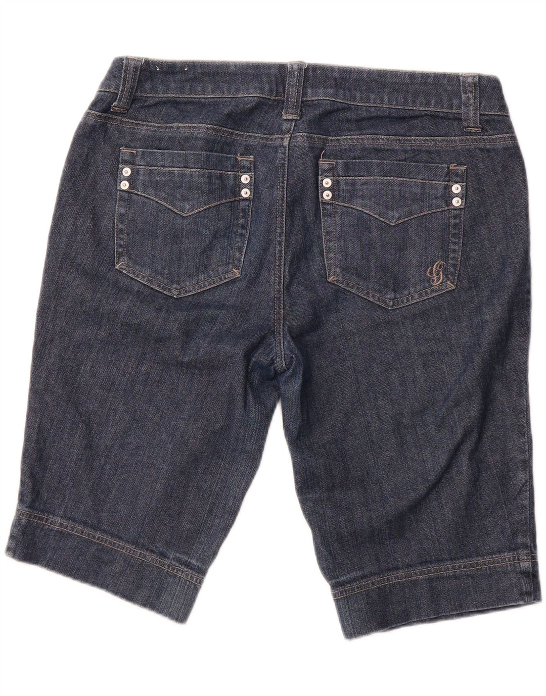 GUESS Womens Denim Shorts W32 Large Blue Cotton