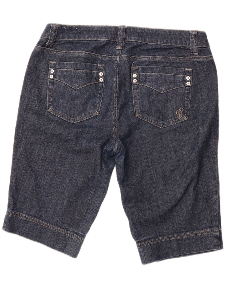 GUESS Womens Denim Shorts W32 Large Blue Cotton