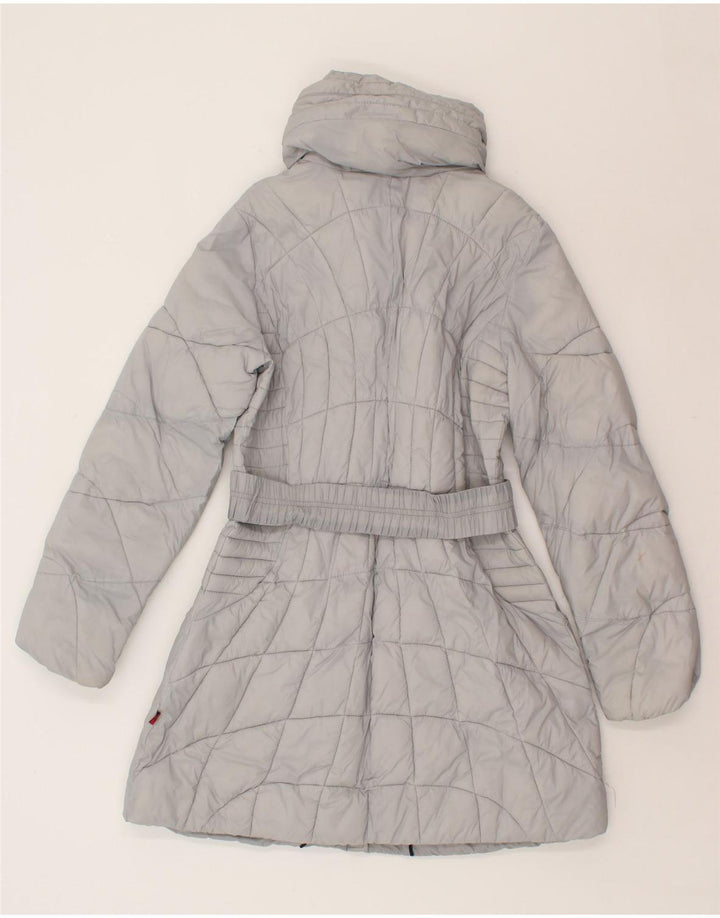 KAPPA Womens Padded Coat UK 14 Large Grey Vintage Kappa and Second-Hand Kappa from Messina Hembry 