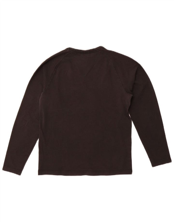 Nike Mens Top Long Sleeve UK 36/38 Small Black Cotton