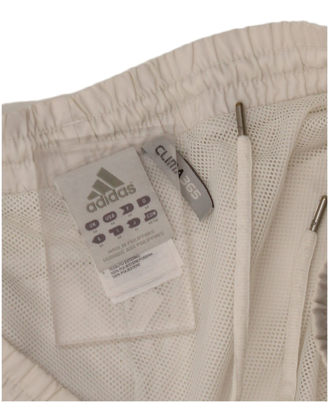ADIDAS Mens Clima 365 Sport Shorts Medium  White Colourblock Polyester