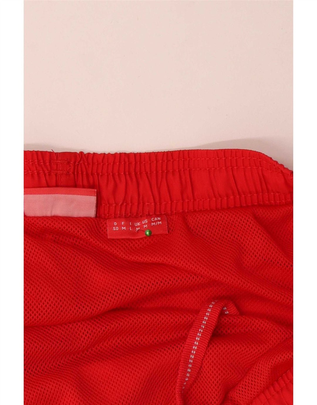 Fila Mens Swimming Shorts Medium Red Polyester