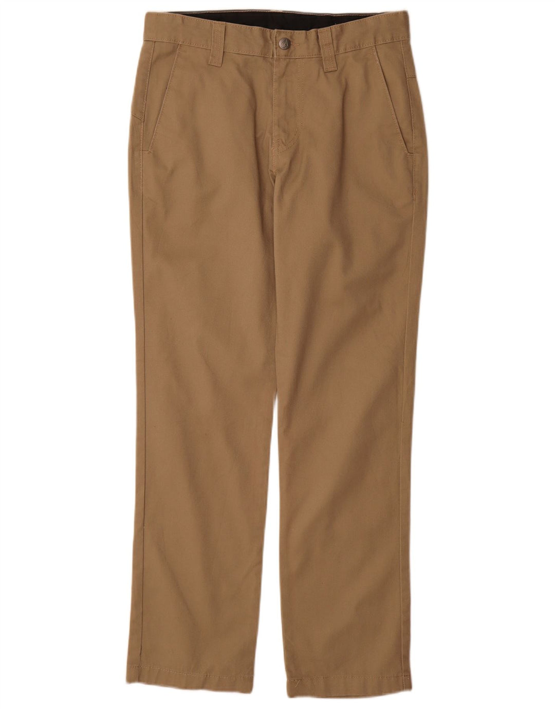 Volcom Mens Straight Chino Trousers W28 L30 Beige