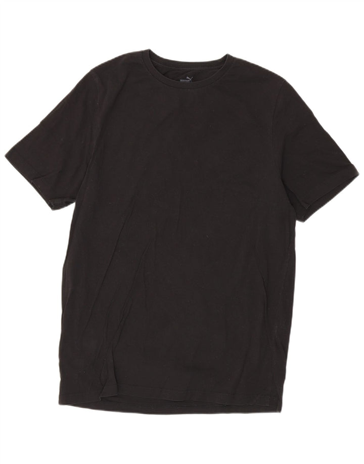 Puma Mens T-Shirt Top Large Black Cotton