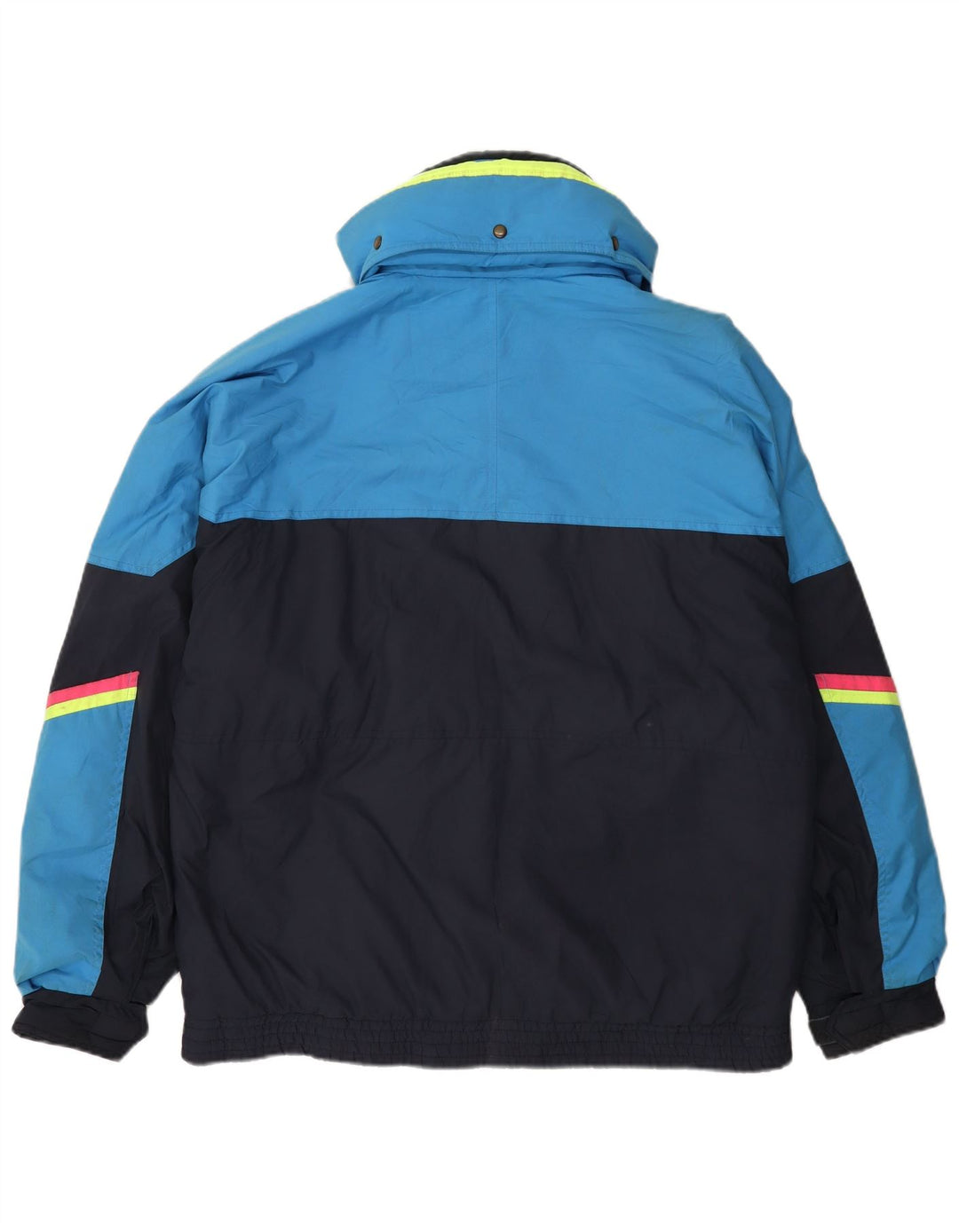 Sergio Tacchini Mens Ski Jacket UK 42 XL Navy Blue Colourblock Polyester