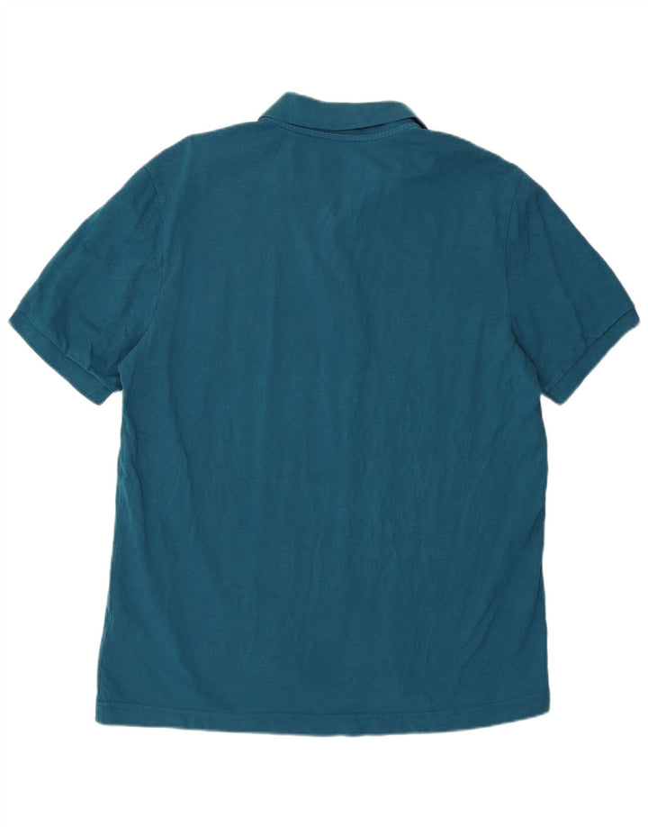 Kappa Mens Polo Shirt Large Blue Cotton