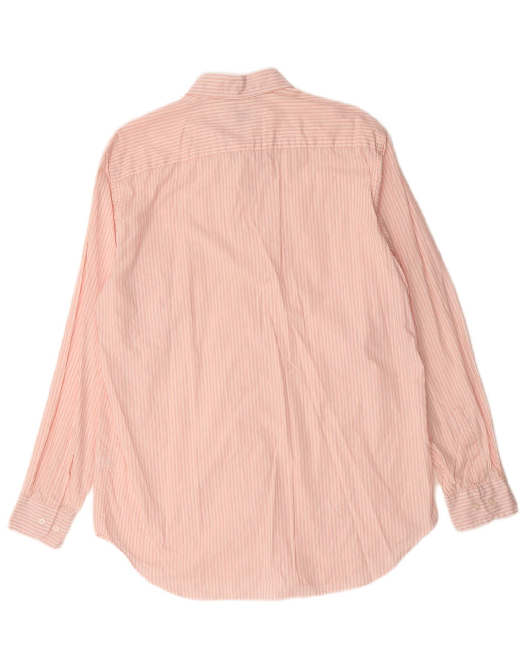 Balloon Mens Shirt Size 41 Medium Pink Striped Cotton