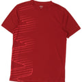 Reebok Mens Graphic T-Shirt Top Small Burgundy Polyester