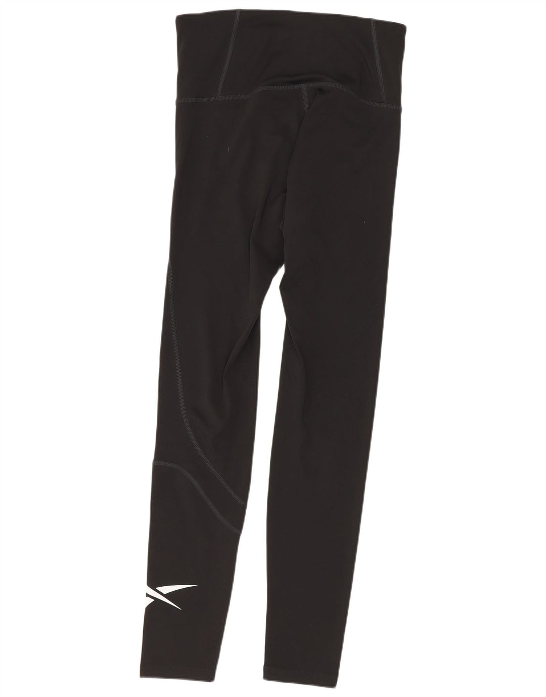Reebok Womens Leggings UK 8/10 Small Black Polyester