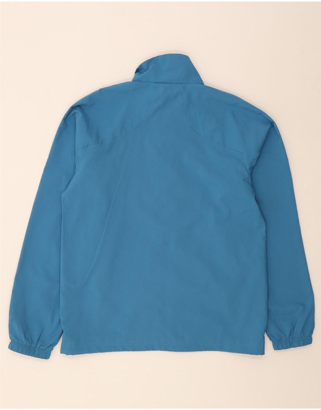 REEBOK Mens Tracksuit Top Jacket Medium Blue Colourblock Polyester Vintage Reebok and Second-Hand Reebok from Messina Hembry 