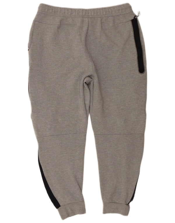 Nike Mens Tracksuit Trousers Joggers XL Grey Colourblock Cotton