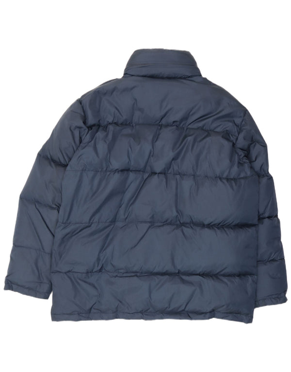 Invicta Mens Hooded Loose Fit Padded Jacket UK 38 Medium Navy Blue