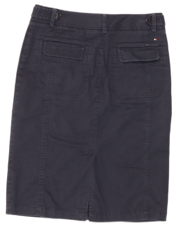 Tommy Hilfiger Womens Midi Skirt US 6 Medium W30  Navy Blue