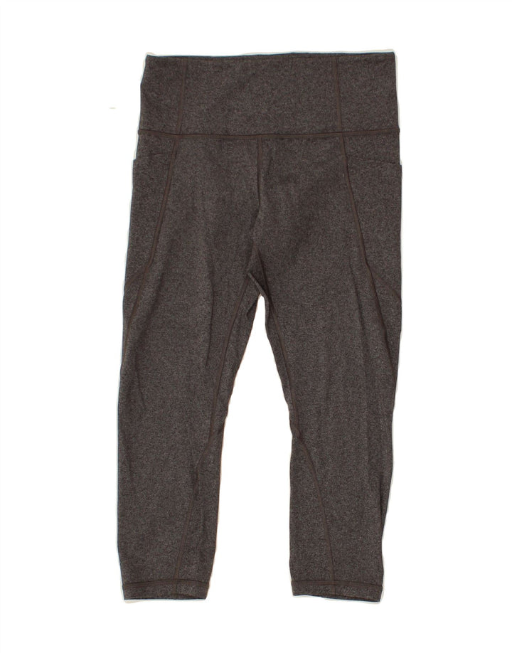 ATHLETA Womens Capri Leggings UK 10 Small Grey Nylon Vintage Athleta and Second-Hand Athleta from Messina Hembry 