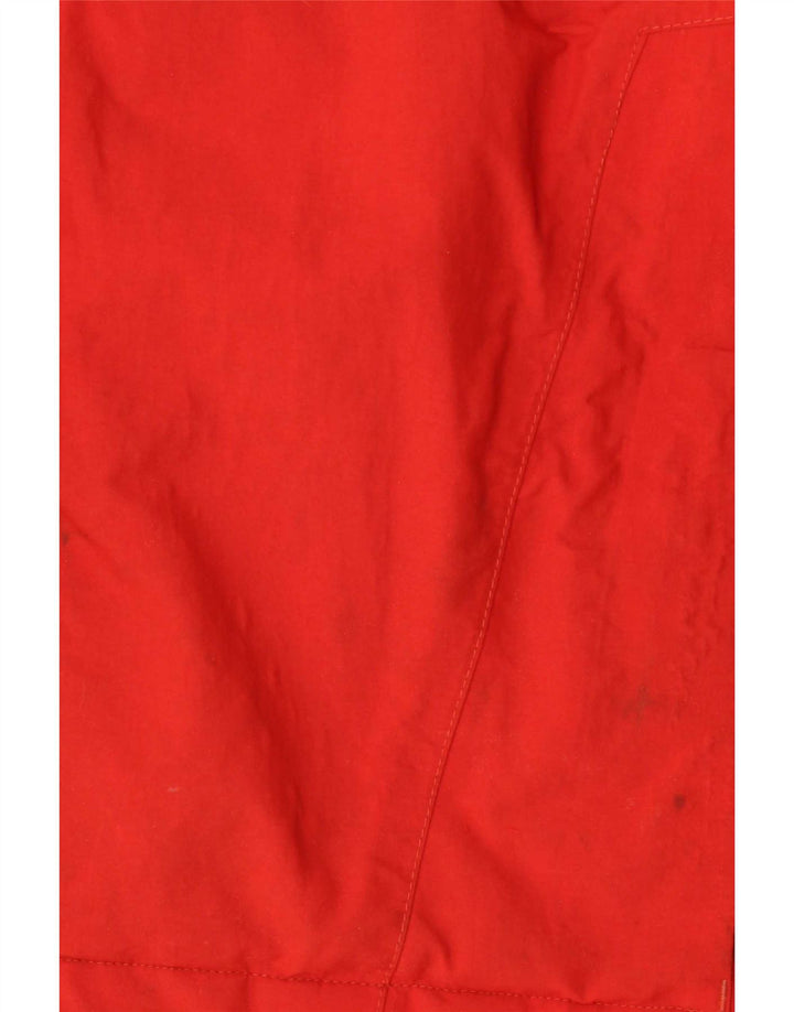 The North Face Mens Rain Jacket UK 38 Medium Red Nylon