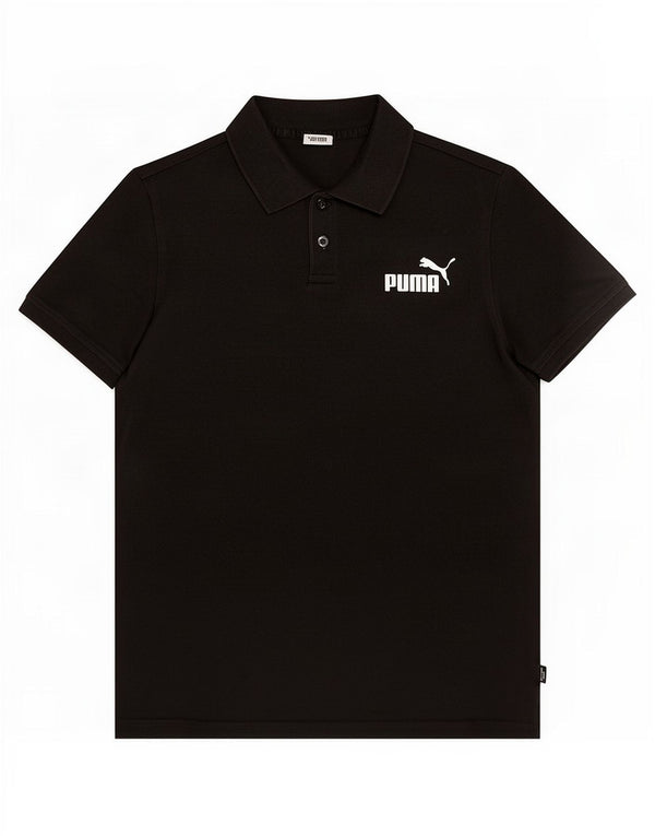 Puma Boys Polo Shirt 11-12 Years Black Cotton