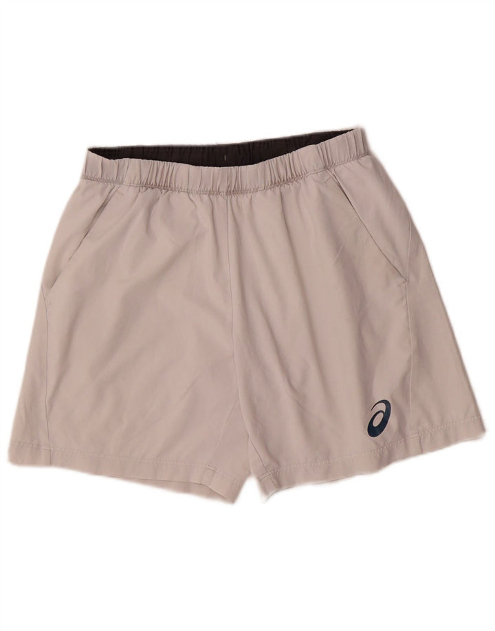 Asics Mens Sport Shorts Medium  White Polyester
